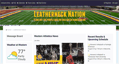 Desktop Screenshot of leathernecknation.net